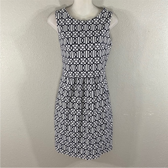 JUDE CONNALLY Mary Pat Dress in Bamboo Navy & White - Picture 7 of 16